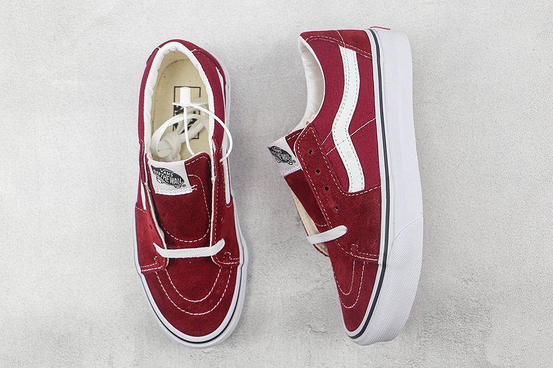 Vans SK8-Low "Burgundy Red" фото № 7