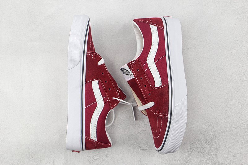 Vans SK8-Low "Burgundy Red" фото № 6