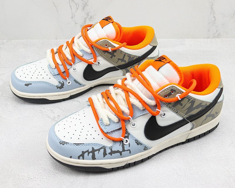 Nike SB Dunk Low "Blue/Brown/White" фото № 5