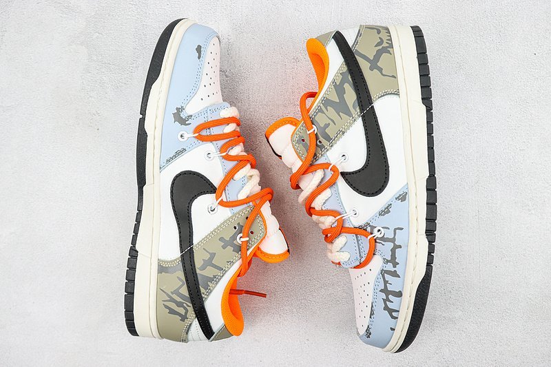 Nike SB Dunk Low "Blue/Brown/White" фото № 7