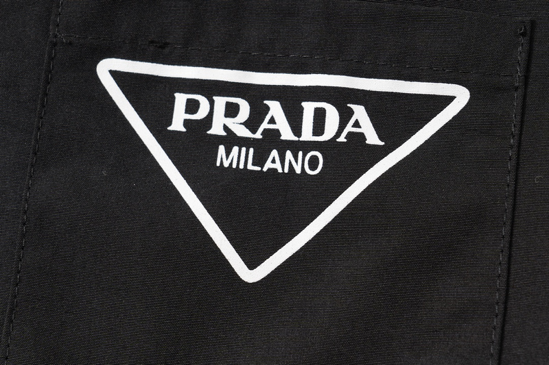 Рубашка Prada Short Sleeve Half Camouflage "Black" фото № 7