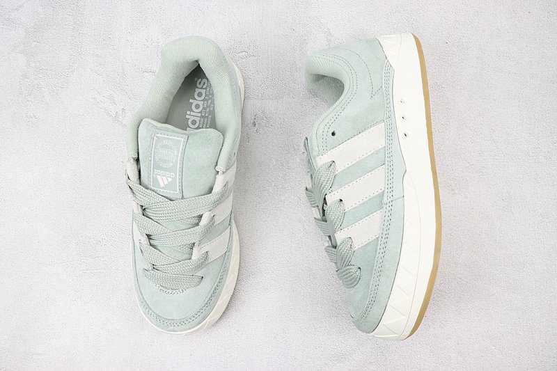 Adidas Adimatic "Linen Green/Haze Grey/White" фото № 6