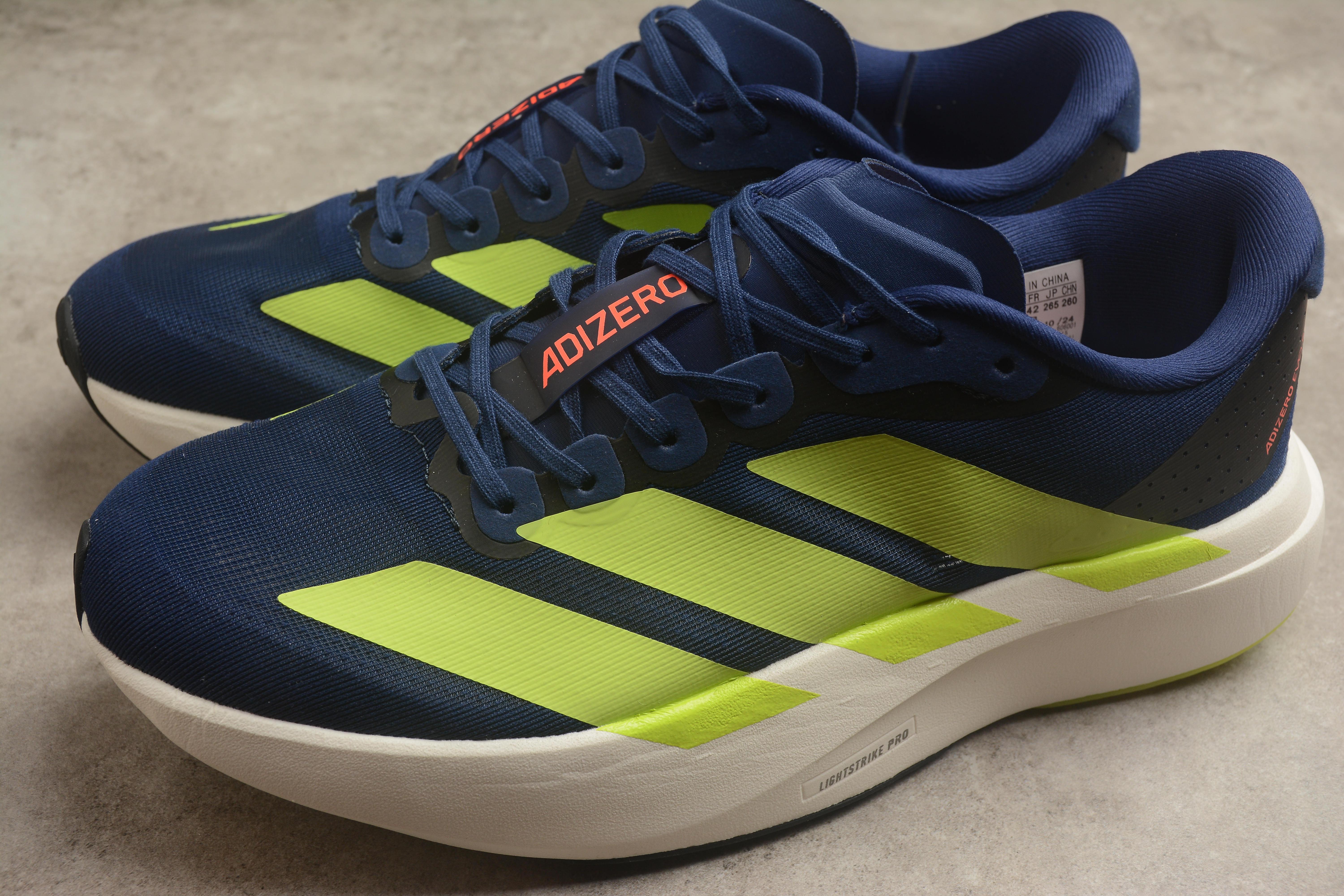 adidas Adizero Evo SL "Navy/Yellow" фото № 4