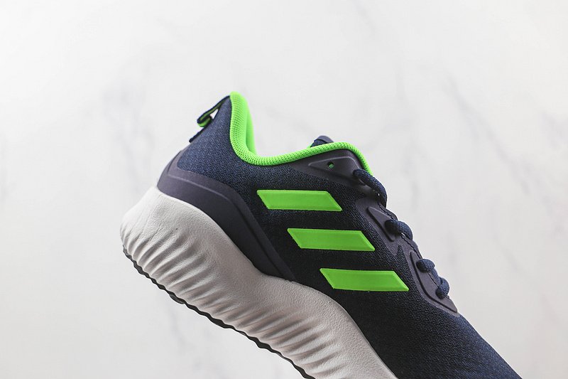 Adidas Alphacomfy "Dark Blue/Volt" фото № 3