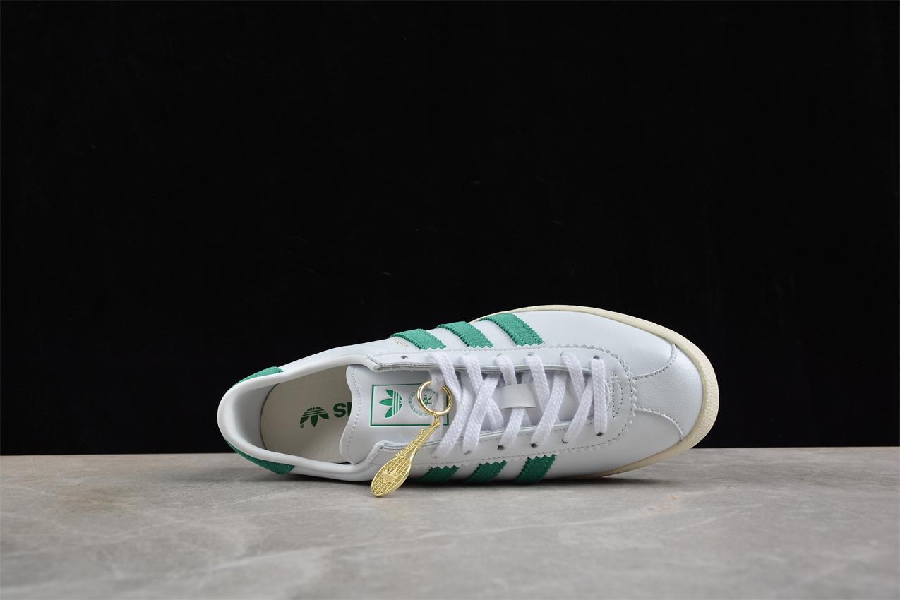 Sporty & Rich X Adidas Blanc "White Court Green" фото № 3