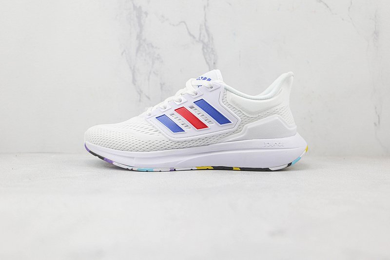 Adidas EQ21 "Cloud White/Navy Blue/Red" фото № 2