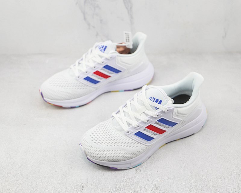 Adidas EQ21 "Cloud White/Navy Blue/Red" фото № 5