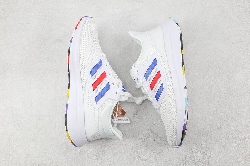 Adidas EQ21 "Cloud White/Navy Blue/Red" фото № 7