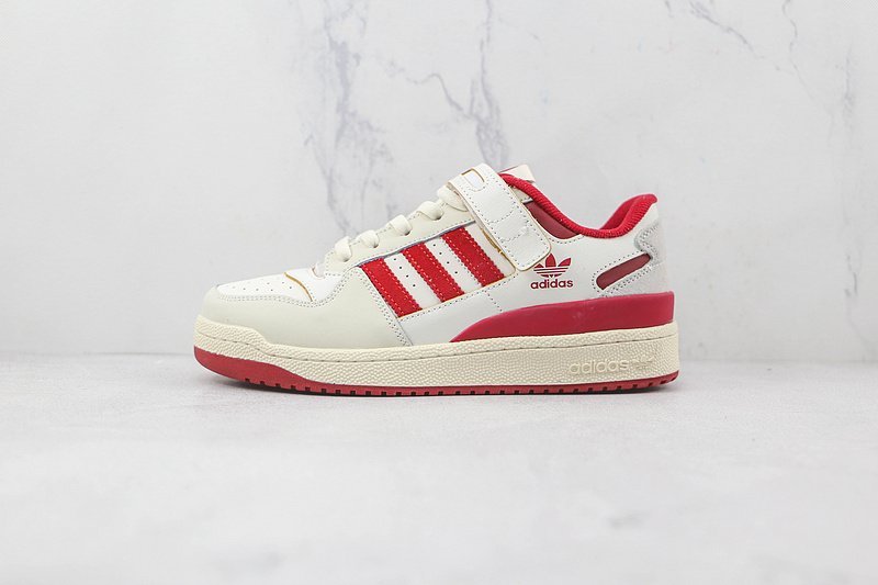 Adidas Forum 84 Low "White/Red/Cream" фото № 2