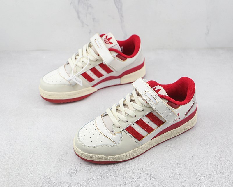 Adidas Forum 84 Low "White/Red/Cream" фото № 5