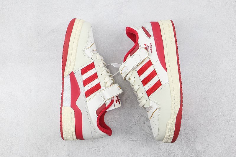 Adidas Forum 84 Low "White/Red/Cream" фото № 6
