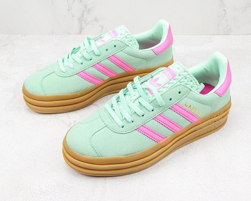 Adidas Gazelle Bold "Pink/Mint Green" фото № 5