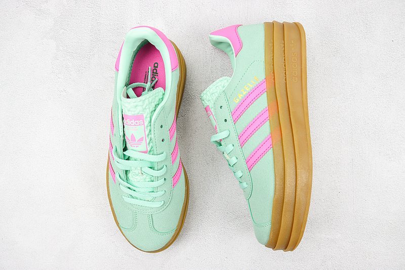Adidas Gazelle Bold "Pink/Mint Green" фото № 6