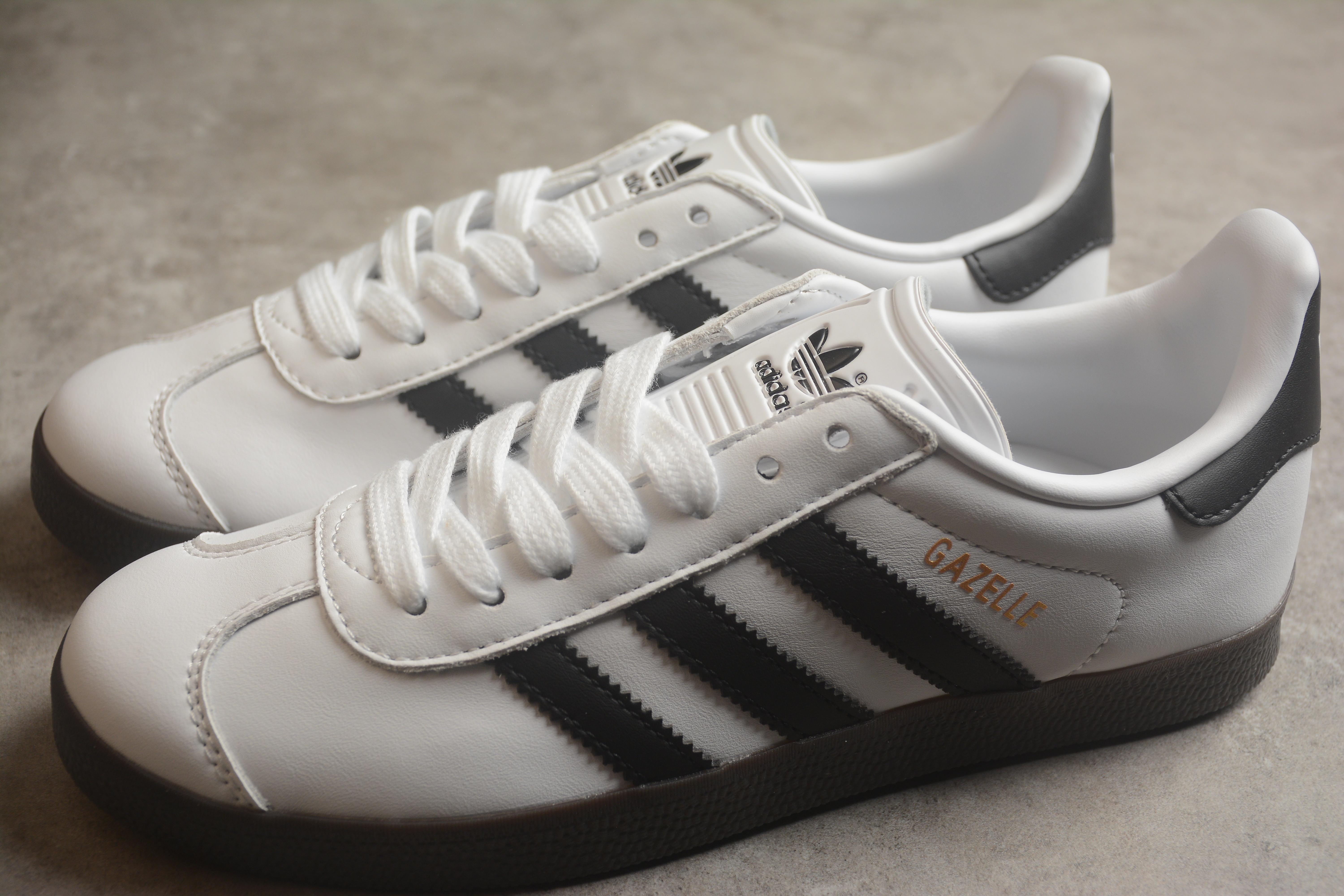 Adidas Gazelle Leather Shoes "White" фото № 7