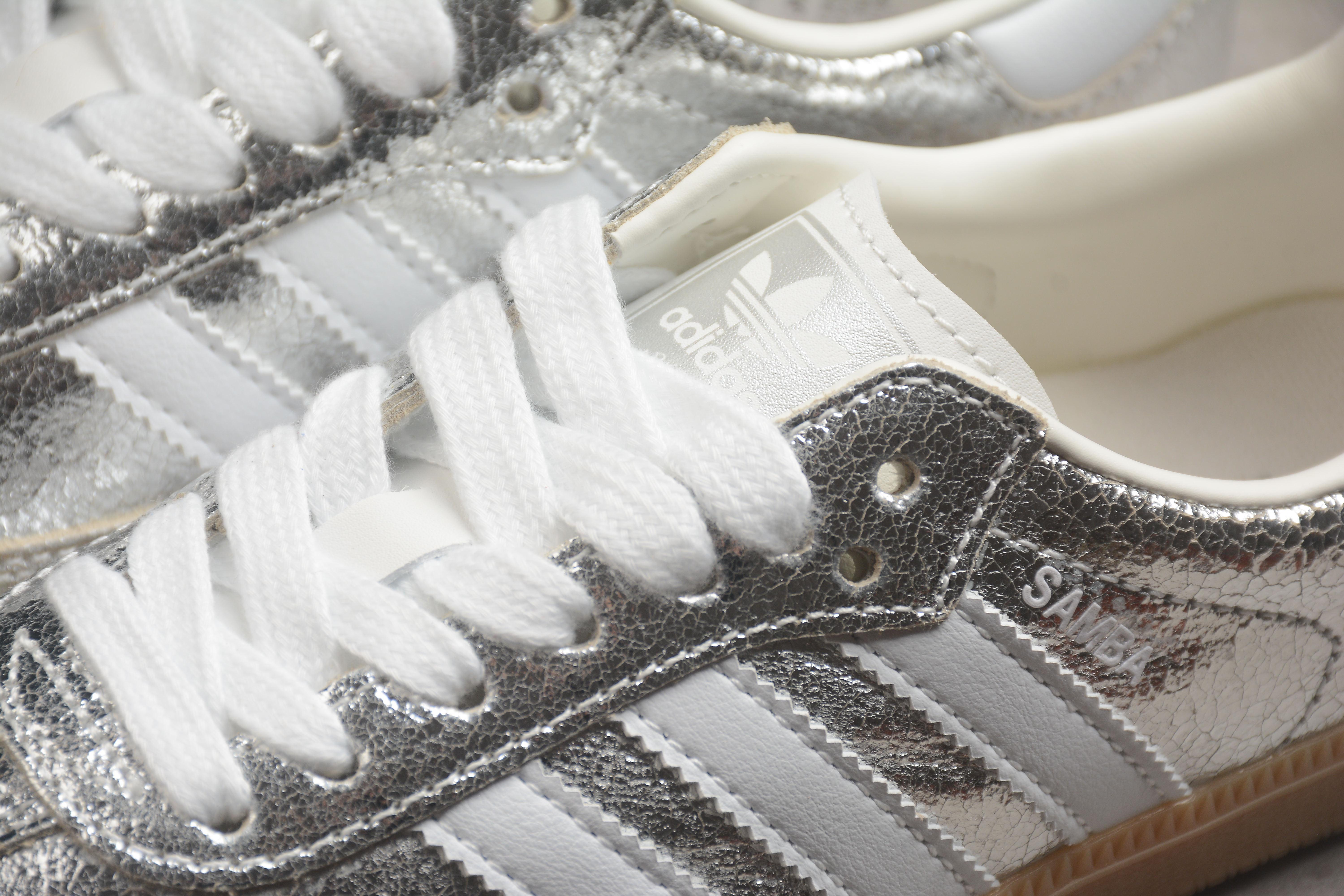 Adidas Samba OG "Silver Metallic" фото № 7