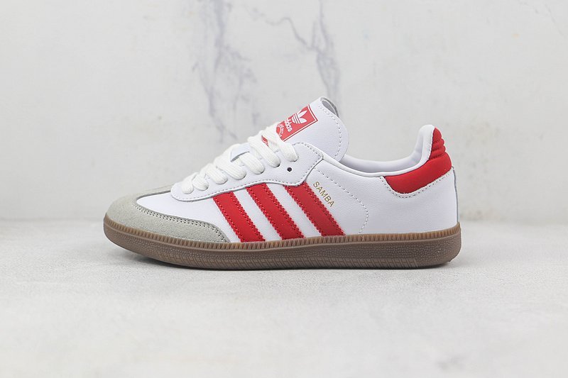 Adidas Originals Samba OG "White/Red" фото № 2
