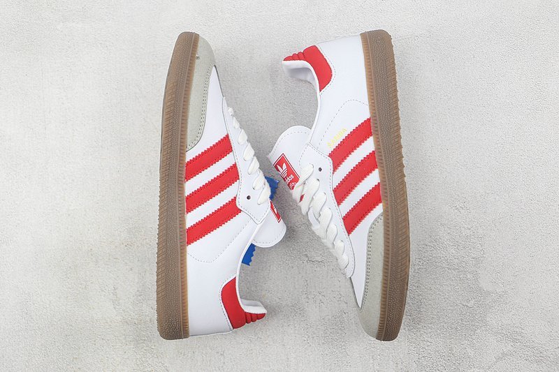 Adidas Originals Samba OG "White/Red" фото № 6