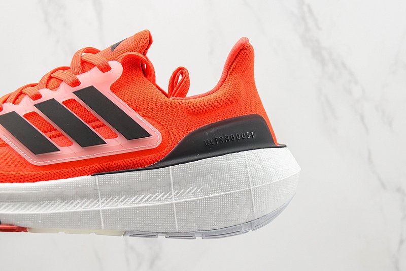 Adidas UltraBoost Light "Solar Red Black" фото № 4