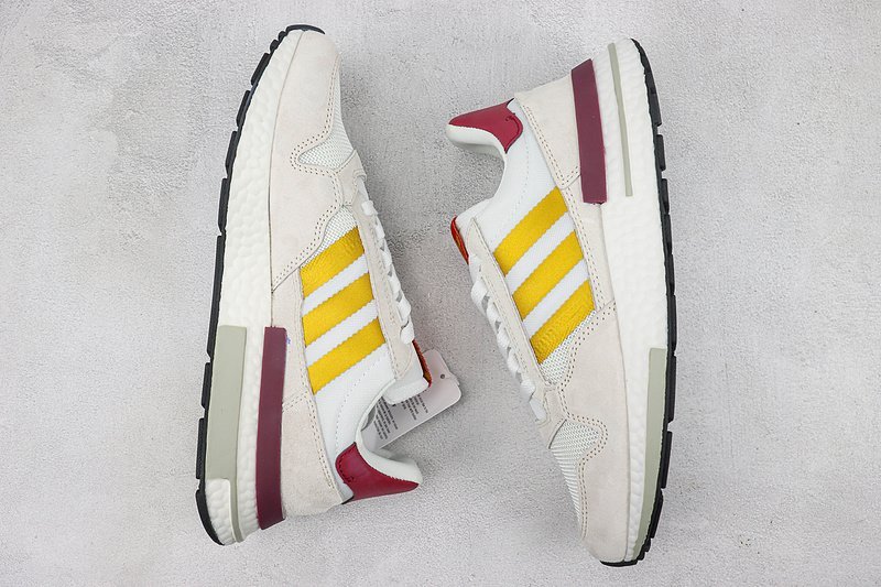 Adidas ZX500 RM "Grey/Gold/Burgundy" фото № 7