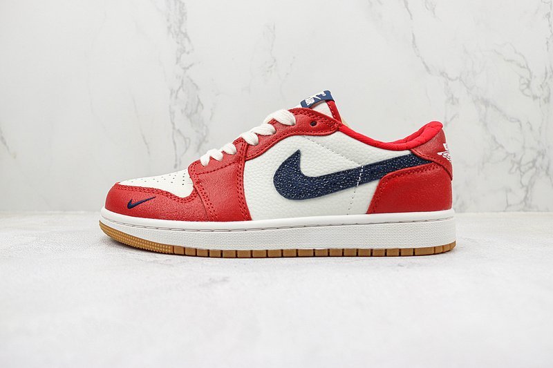 Air Jordan 1 Low "White/Red Toe" фото № 2