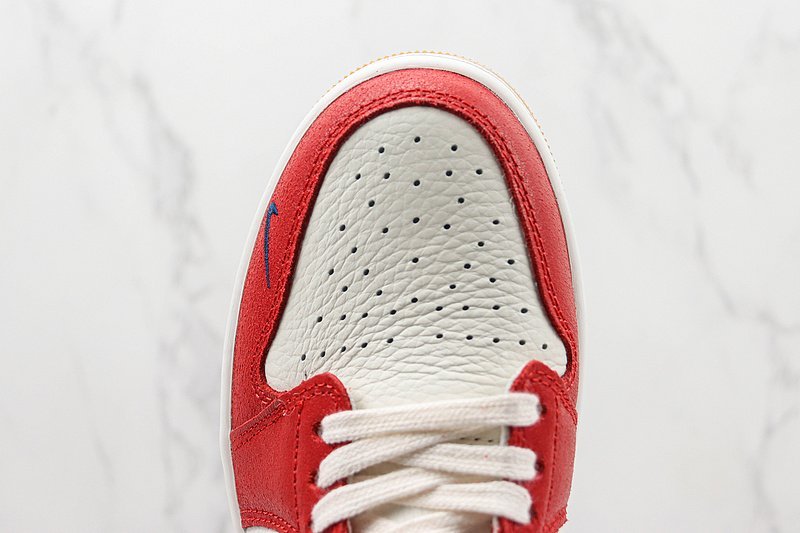 Air Jordan 1 Low "White/Red Toe" фото № 3