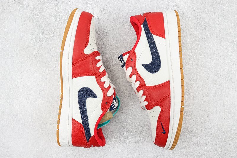 Air Jordan 1 Low "White/Red Toe" фото № 7