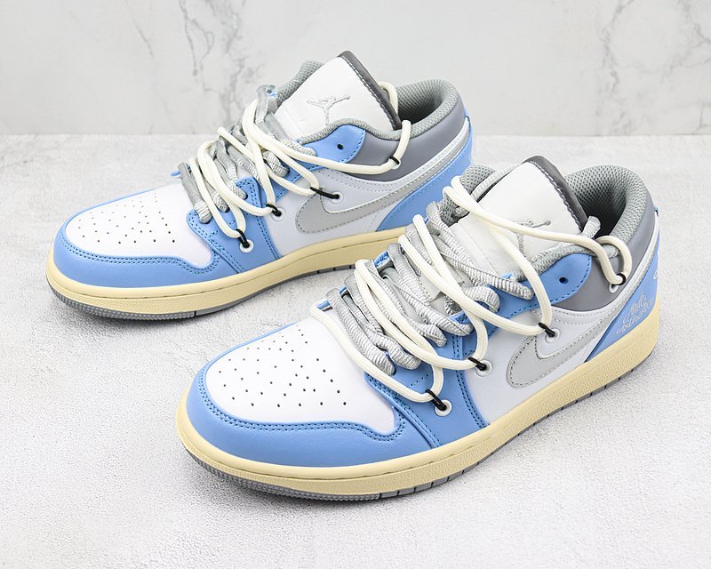 Air Jordan 1 Low "Vintage Stealth Grey Blue" фото № 5