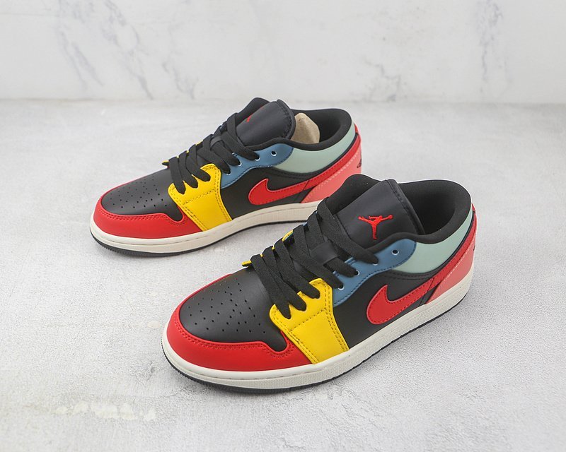 Air Jordan 1 Low SE "Black Multi-Color" фото № 5