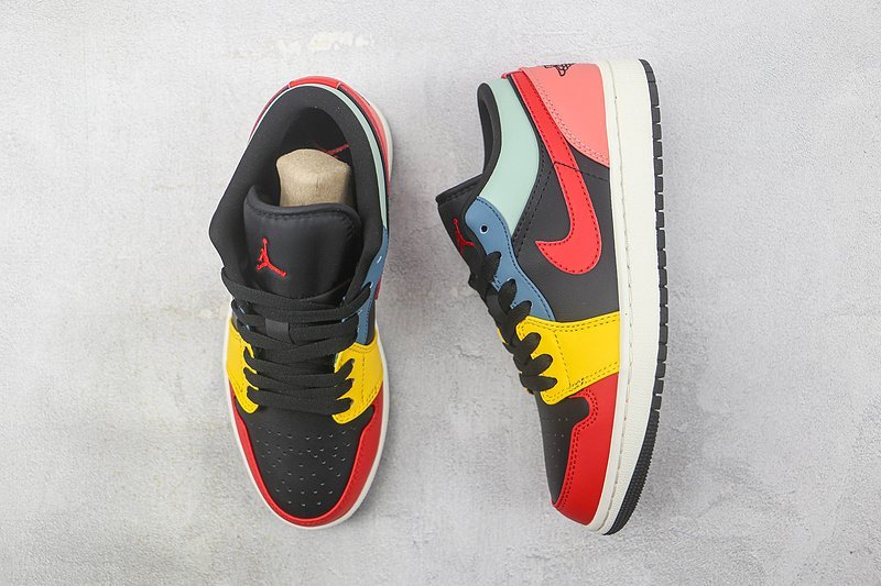 Air Jordan 1 Low SE "Black Multi-Color" фото № 6