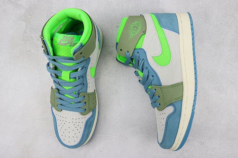 Air Jordan 1 High Zoom CMFT 2 "Cerulean Green" фото № 7