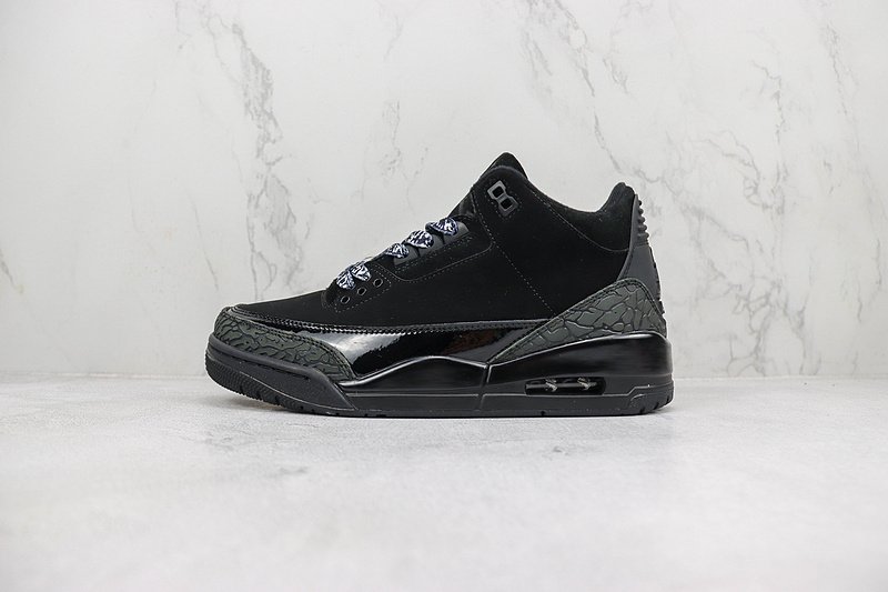 Air Jordan 3 Retro "Black Cat" фото № 2