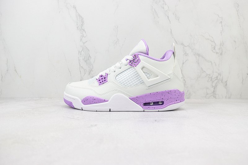 Air Jordan 4 "White/Lavender" фото № 2