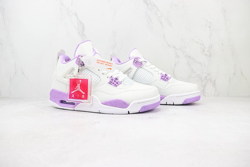Air Jordan 4 "White/Lavender" фото № 6