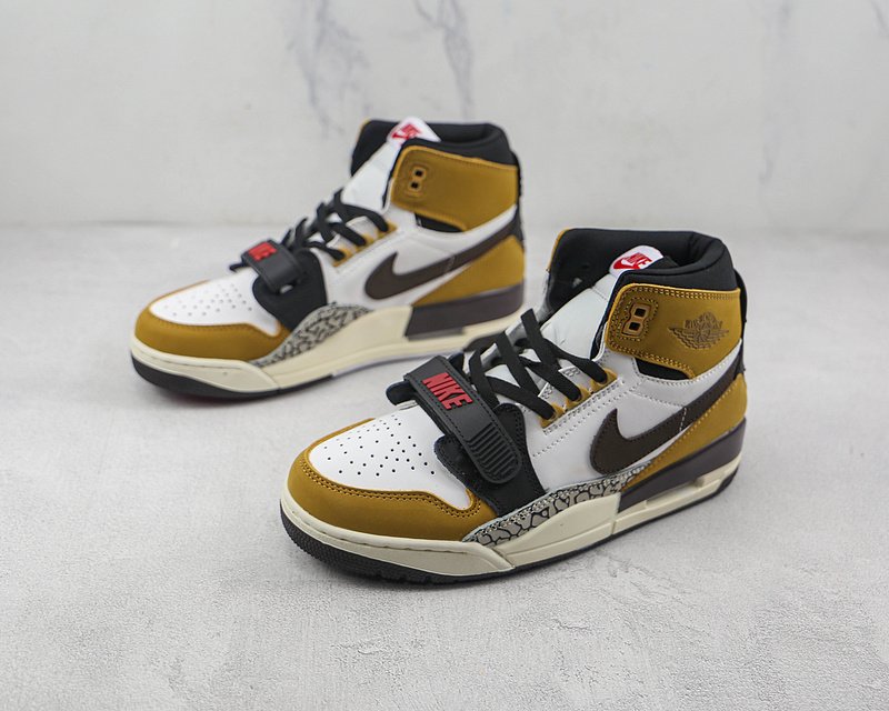 Air Jordan Legacy 312 High Rookie Of The Year "White/Brown" фото № 5