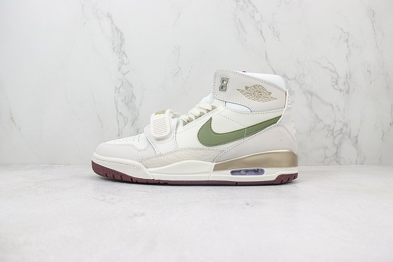 Air Jordan Legacy 312 High "White/Haze Grey/Pine Green" фото № 2