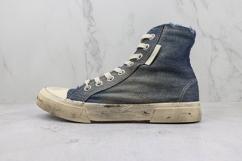 Balenciaga Paris High "Destroyed Denim" фото № 2