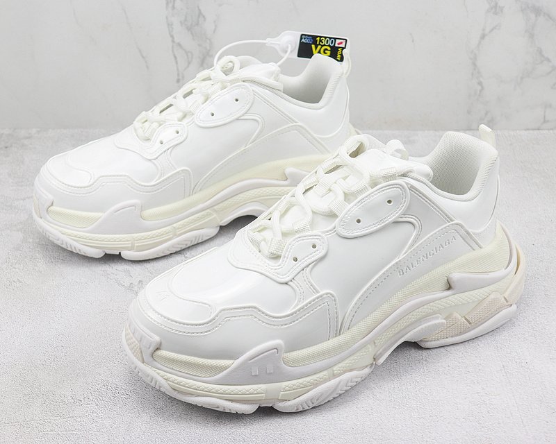 Balenciaga Triple S "Glossy White" фото № 5
