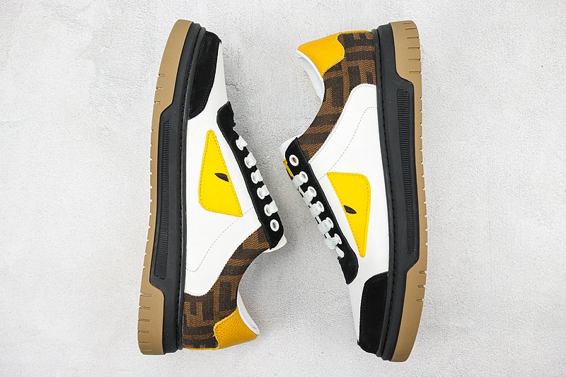 Fendi Roma 2023 "Black/Brown/White/Yellow" фото № 7