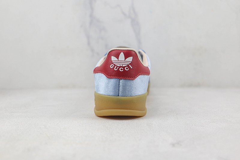 Adidas x Gucci Gazelle "Blue/Yellow/Beige" фото № 9