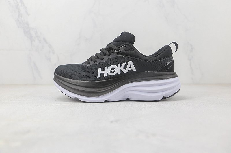 Hoka One One Running Bondi 8 "Black/White" фото № 2