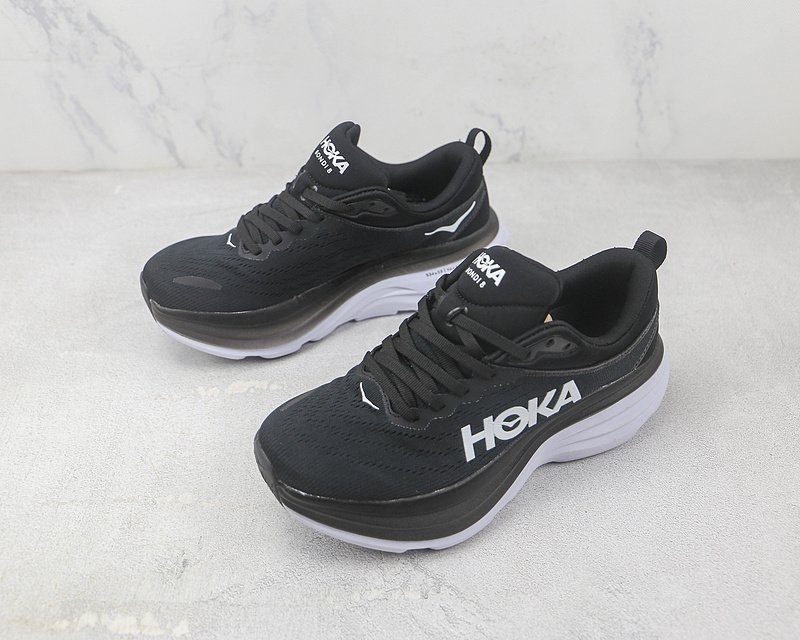 Hoka One One Running Bondi 8 "Black/White" фото № 5