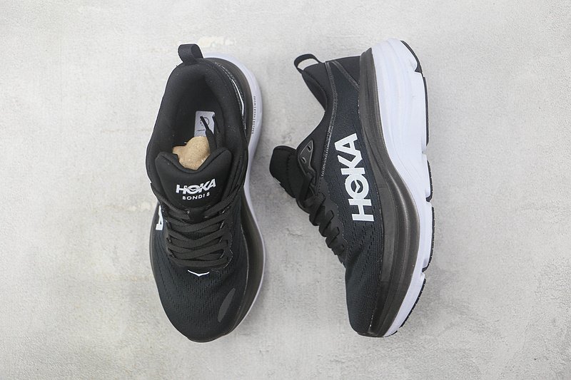 Hoka One One Running Bondi 8 "Black/White" фото № 6
