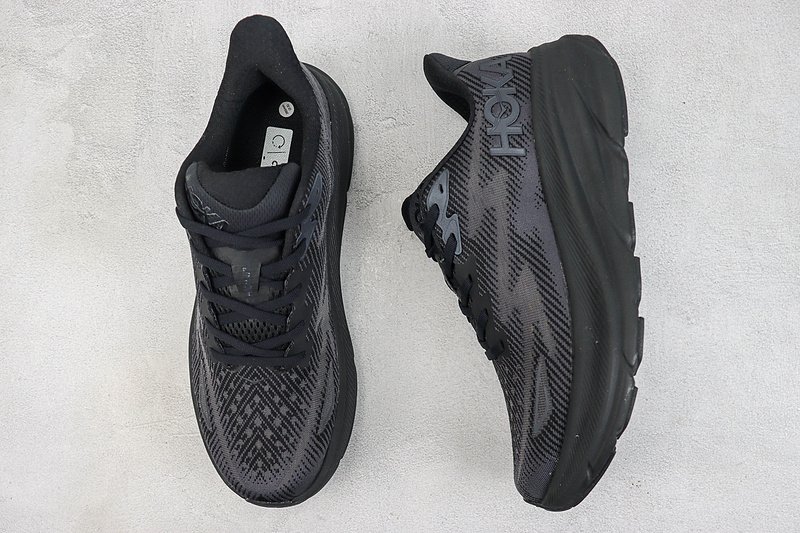 Hoka One One Clifton 9 "Triple Black" фото № 6