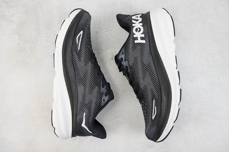 Hoka One One Clifton 9 "Black/White" фото № 7