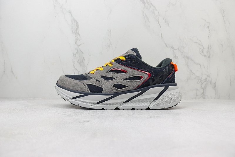 Hoka One One Clifton L "Grey/Navy Blue" фото № 2