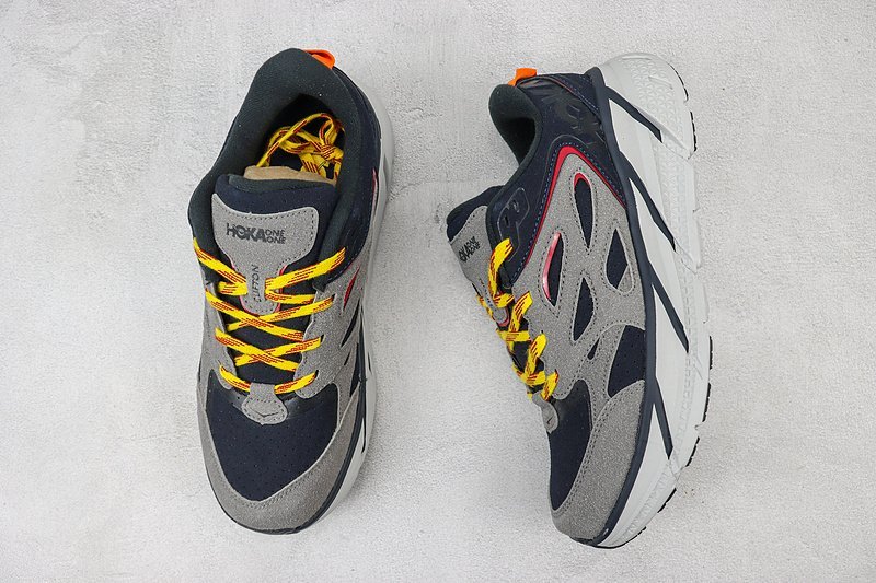 Hoka One One Clifton L "Grey/Navy Blue" фото № 6