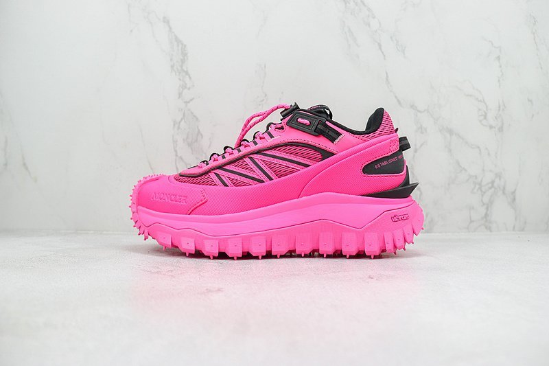 Moncler x Hoka One One Mafate Speed 2 Low "Black/Pink" фото № 2