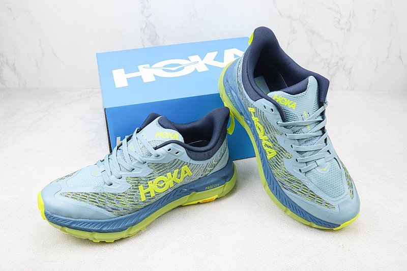 Hoka One One Mafate Speed 4 Low "Sky Blue/Volt Yellow" фото № 7