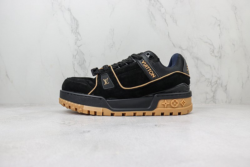 Louis Vuitton LV Trainer Maxi "Black/Brown" фото № 2