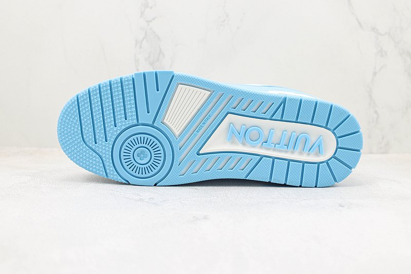 Louis Vuitton LV Trainer 2021 Low "White/Blue" фото № 8